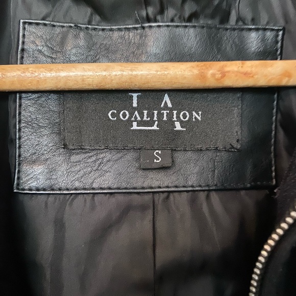 Vegan Leather Jacket - Picture 3 of 3